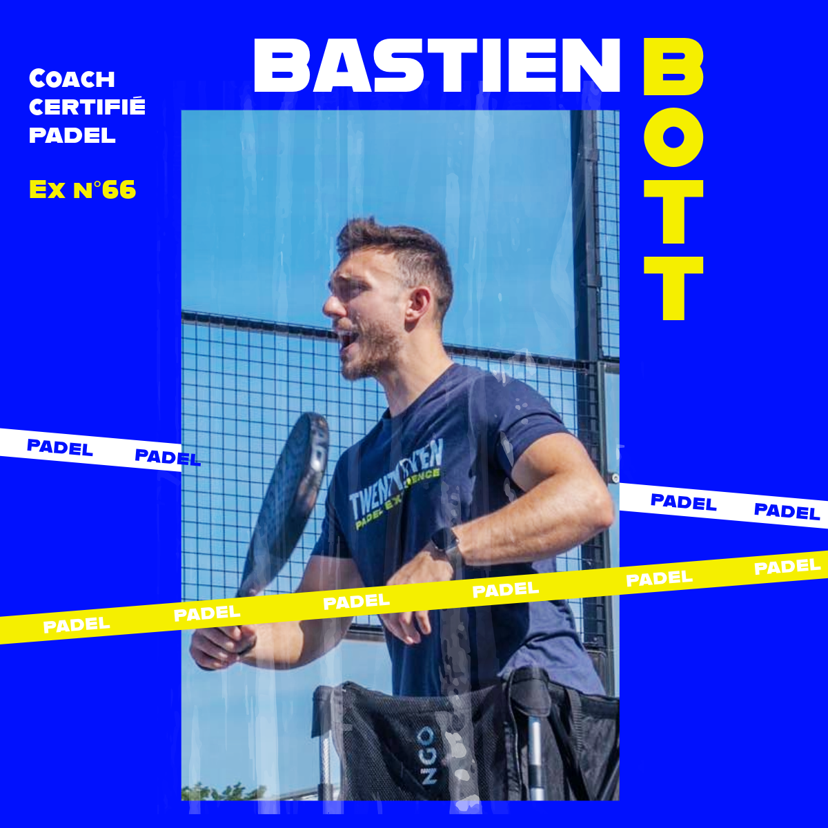 Bastien Bott - coach et joueur de padel à Allauch